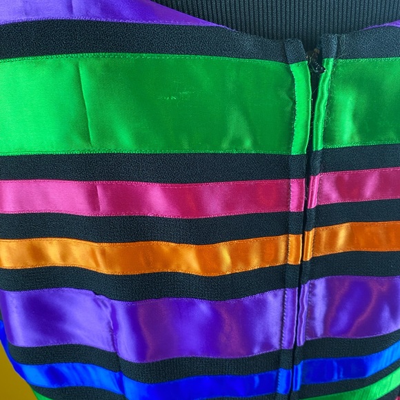 Maggy London Ribbon Striped Dress - Picture 6 of 13